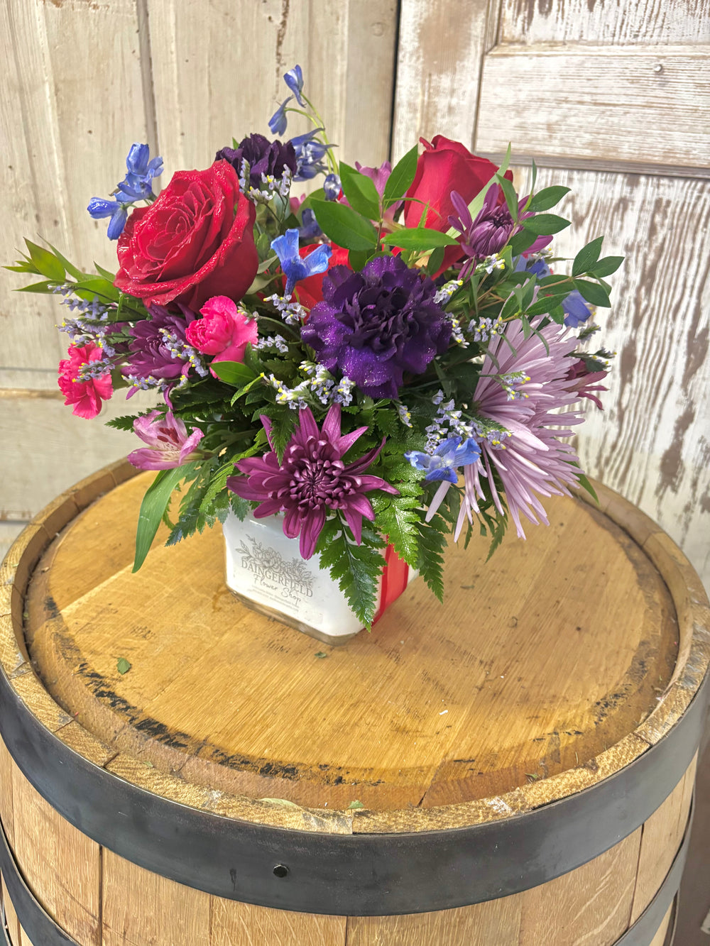 Floral Candle Arrangement