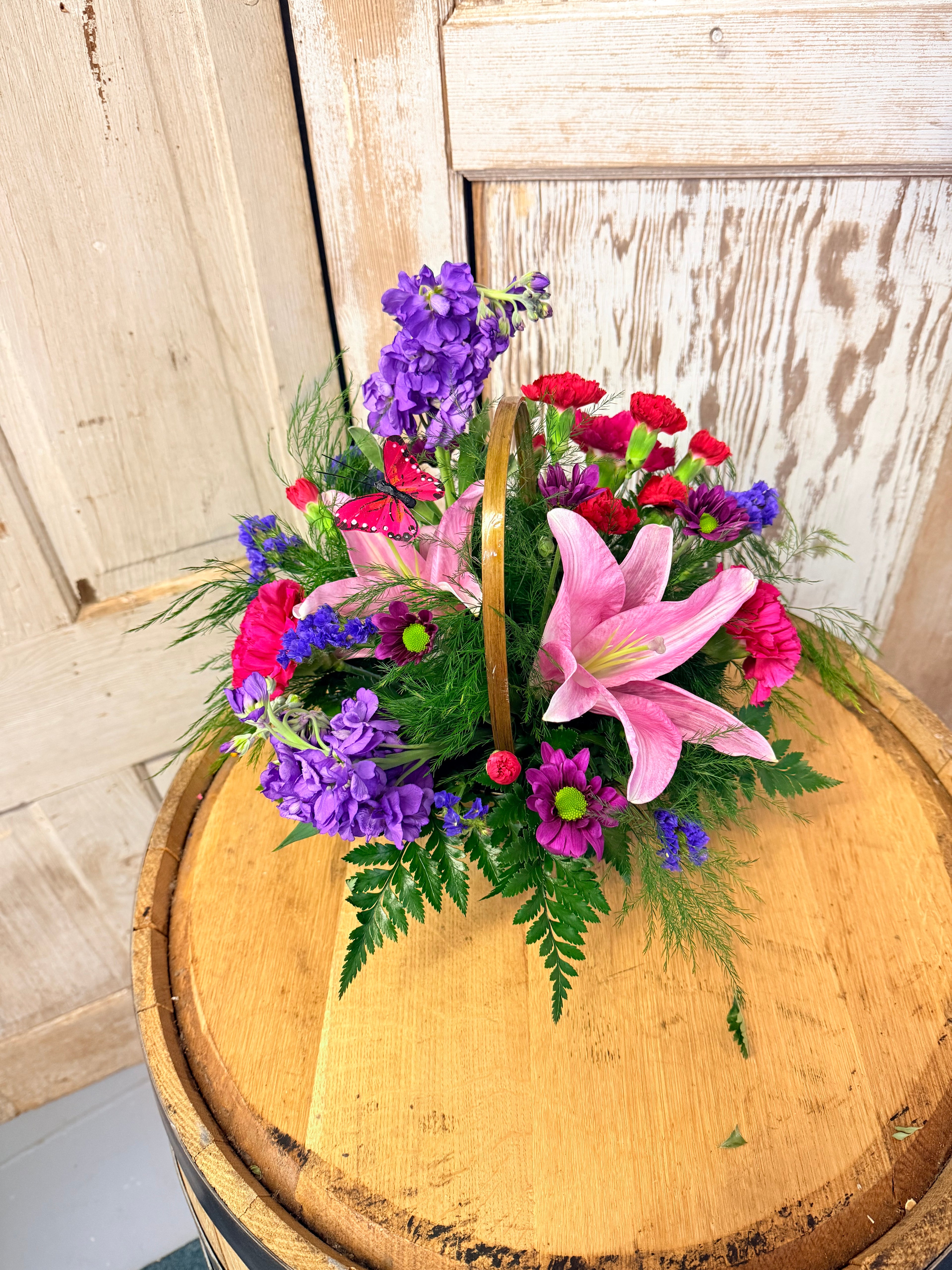 Whimsical Garden Basket