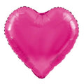 Solid Heart Shape Foil Hot Pink - 18 in.